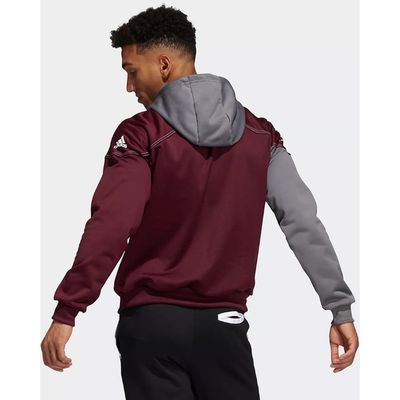 NWT $80 Adidas Men's XXL Texas A&M Aggies sideline stadium pullover Hoodie - Picture 2 of 2